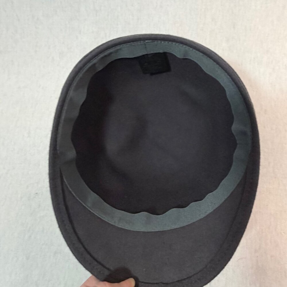 D&R Wool Bowler Hat Black Vintage Style Wool Felt Derby Cap Classic - Picture 4 of 7